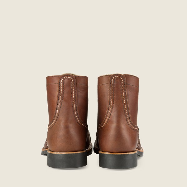 Red Wing Heritage Bot Bayan - Iron Ranger - Short Harness Deri - Kahverengi - 31MBVWGON